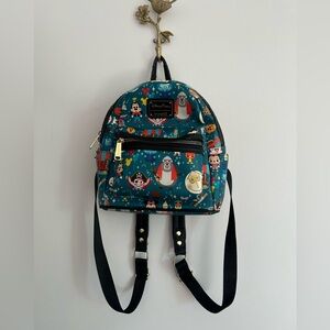 Loungefly Multicolor Character Backpack